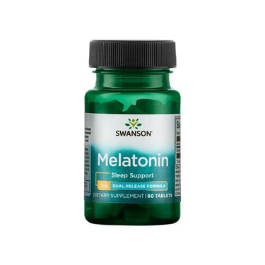 Swanson Melatonin - 3 mg 60 tabs Dual-Release capsules.